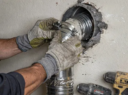 Dryer Vent Hose Installation in Rockland