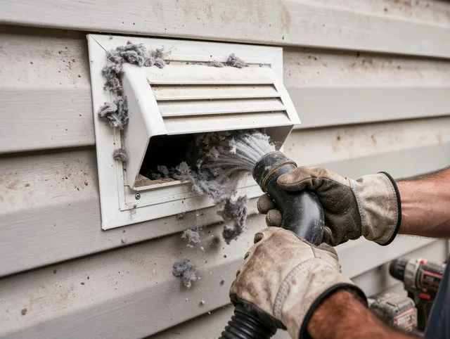Professional dryer vent cleaning by Rockland Dryer Vent Cleaning in Rockland