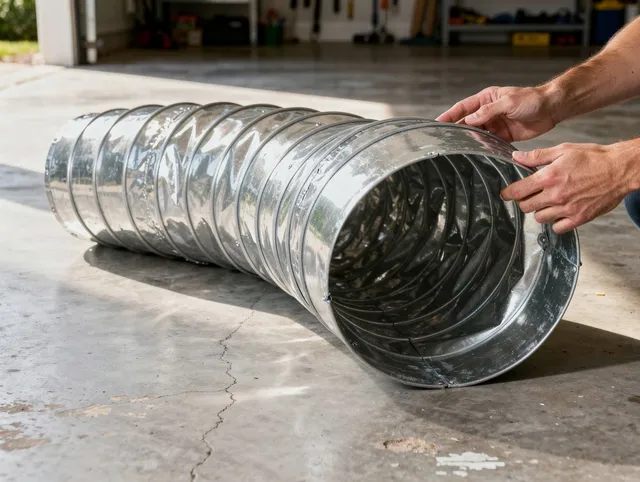 Rockland Dryer Vent Cleaning specialist using advanced equipment for thorough duct cleaning in Rockland